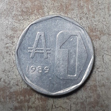1989 1 Austral Coin Argentina
