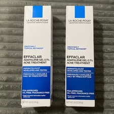 La Roche-Posay EFFACLAR Acne Treatment 1.6 oz. 45g Lot of 2  READ  