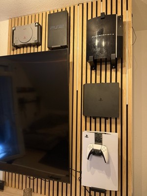 PlayStation Wandhalterungen (PS1 PS2 PS3 PS4 PS5) Wandhalterungen
