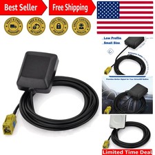 Sirius XM Compatible Mini Satellite Antenna with 10ft Extension Cable, Fakra K