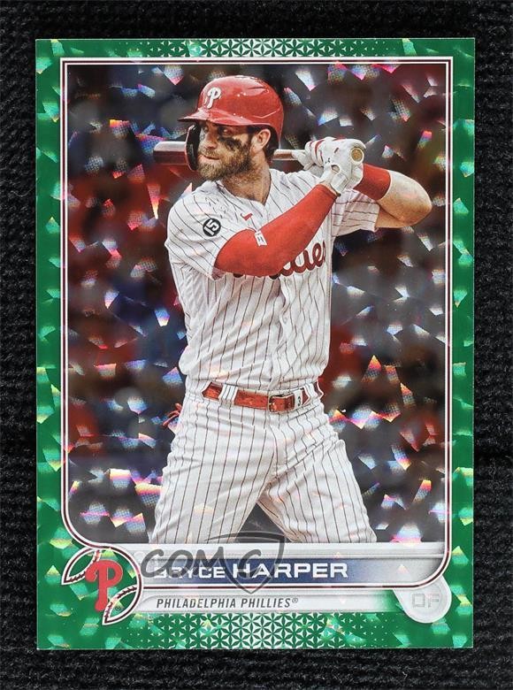 2022 Topps Series 1 Green Foil 335/499 Bryce Harper #250 1b9b