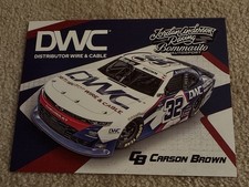 NASCAR O&rsquo;Reilly Auto Parts Driver #32 Carson Brown DWC 2026 Postcard