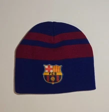 FC BARCELONA BARCA  BEANIE HAT     LOS CULES     LA LIGA   SPAIN