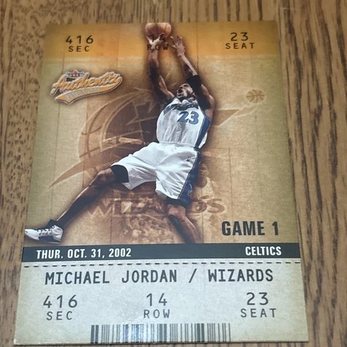 2002-03 Fleer Authentix - Michael Jordan #72 NM