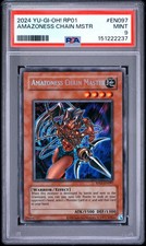 2024 YU-GI-OH! RP01-RETRO PACK #EN097 AMAZONESS CHAIN MASTER PSA 9