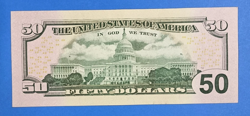 MB01109903* $50 2013 B Star Note Fifty Dollar Bill - Image 3 of 3