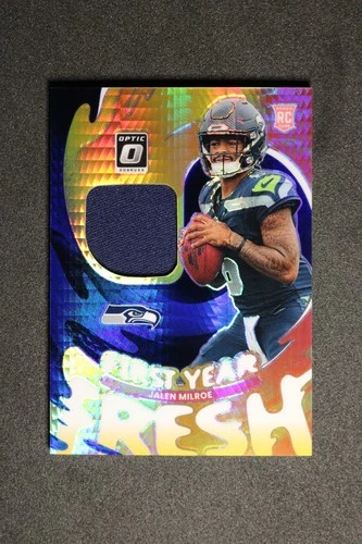 2025 Donruss Optic Jalen Milroe Blue Hyper (RAW)