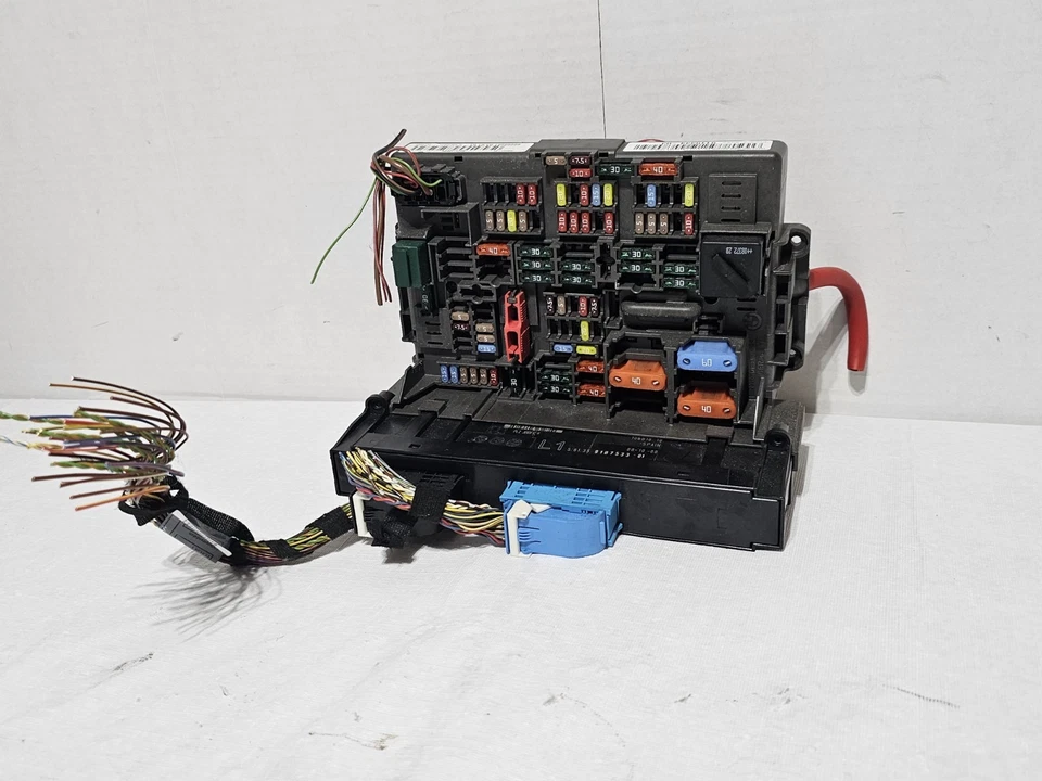 BMW E92 335i 335xi N54 2007-2013 cabina caja de fusibles conjunto caja de fusibles 9119444-03 BCM Foto 3 de 4