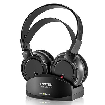 Ansten Wireless Stereo Headphones Over Ear Black MS890