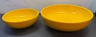 NWOB Lot of 2 Fiesta Yellow Large/Medium Heavy Bistro Bowls