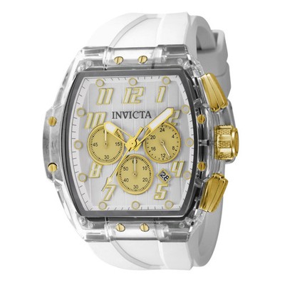 Invicta S1 Rally Vortce Men's Quartz (IM-Q-304) Watch - 47mm, White (49983) NIB