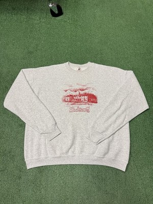 Vintage 90s The Shining Redrum Sweatshirt Graphic Men Size 2XL Grey Horror RARE