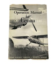 Cessna 120 140 Airplane Original Operation Flight Information Owner's Manual L1