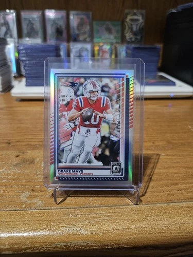 2025 Panini Donruss Optic Drake Maye Silver Prizm