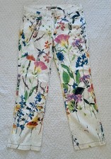 Roberto Cavalli Jeans Pants   Summer Floral Sparkle IT44 Beautiful   lLeg29-31