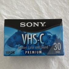 Sony Premium Grade VHS-C Camcorder Video Tape 30 min Model TC-30VHGL