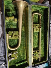 CG CONN SLIDE TRUMPET SOPRANO TROMBONE H.P. GOOD SHAPE PRO CLEANED ORIGINAL