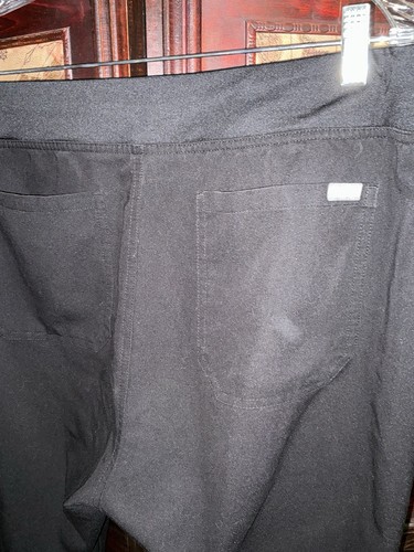 Figs Technical Collection Scrub Pants Scrubs Womens XL/P Black T21003P - Picture 4 of 5
