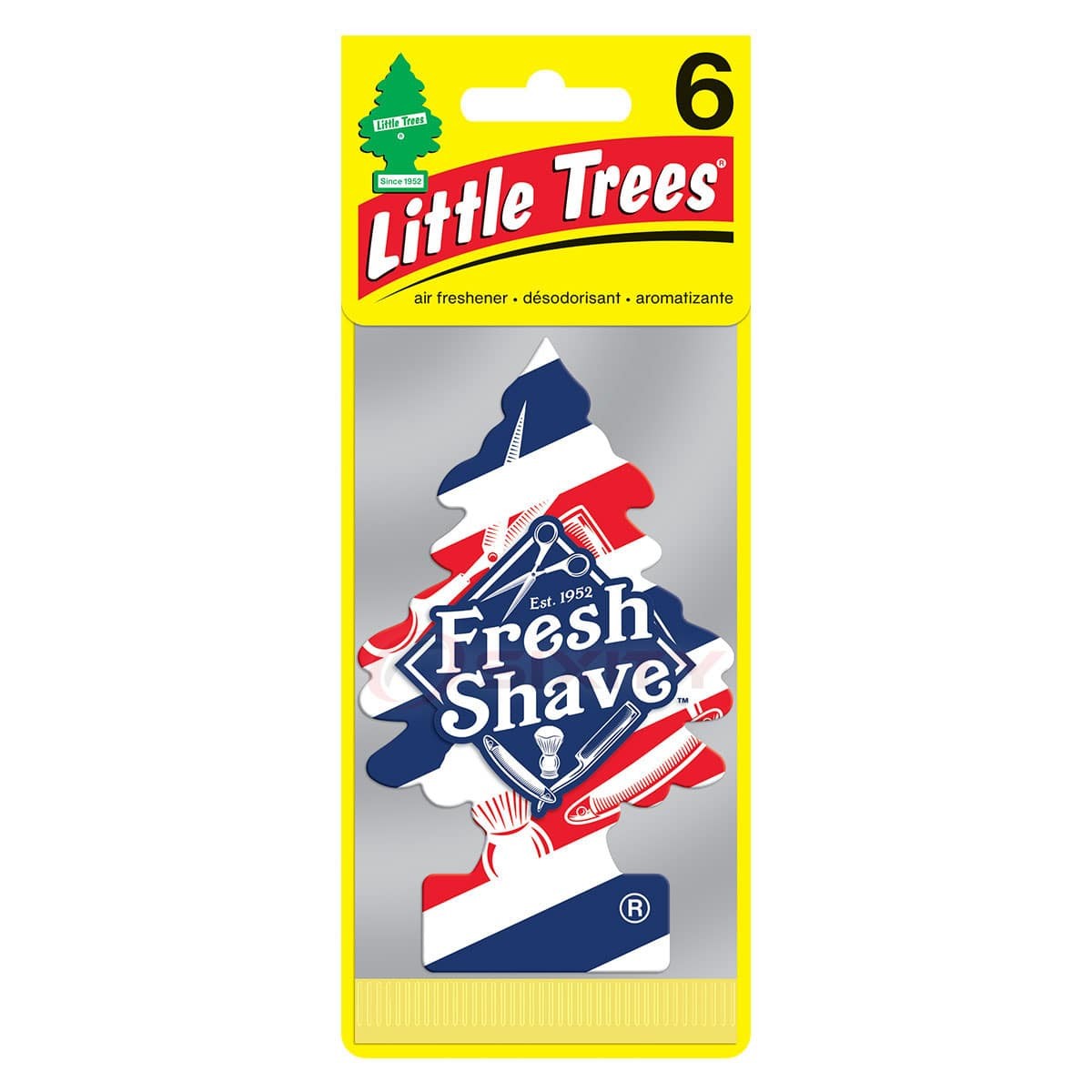 Little Trees Fresh Shave Hanging Air Freshener Home Car 6-12-24-48-96-144 pc