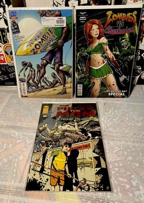 Zombies Vs Cheerleaders/ Pieces For Mom/ A Very Zombie Summer.. Fun Zombie  Lot!