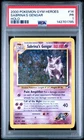 PSA 1 Sabrina's Gengar 14/132 2000 Gym Heroes Holo Rare Pokemon Card SWIRL