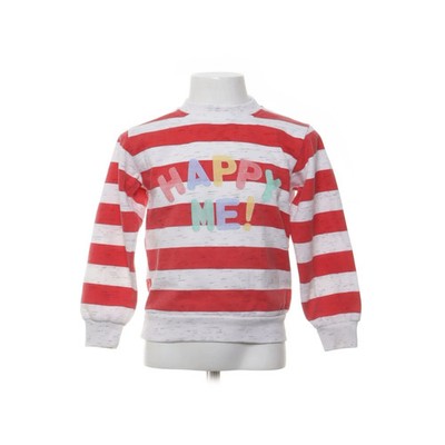 KESKIN, Sweatshirt, Größe: 110, Weiß/Rot, Streifen, Sweat, Jungen #psQ