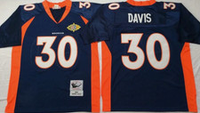 Terrell Davis #30 Denver Broncos Throwback NFL Jersey NWT Sewn M-3XL