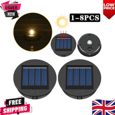 1-4 Solar Lights Replacement Top for Outdoor Hanging Lantern Parts Decoration UK