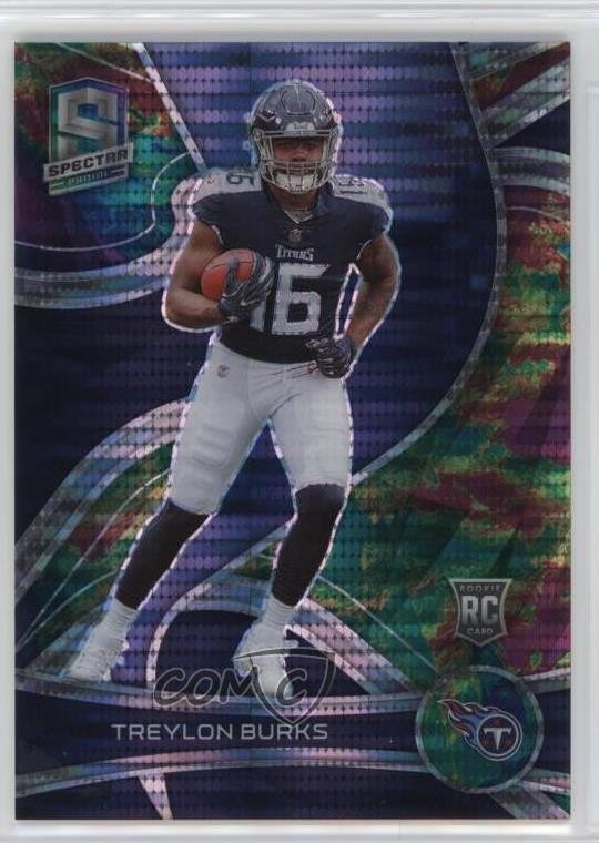 2022 Panini Spectra Rookies Celestial Prizm /99 Treylon Burks #149 nd3