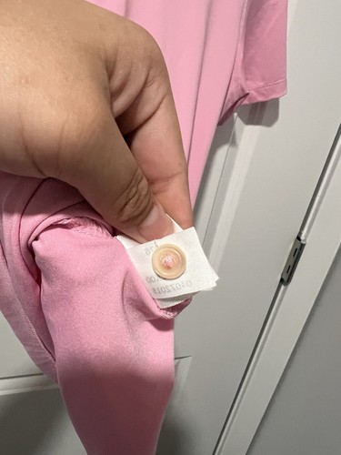 Polo donna Peter Millar Element E4 Wicking - taglia media - rosa - golf/tennis - Foto 6 di 6