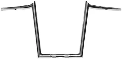 Wild 1 1-1/4 pulgadas. Manillar Chubby Reaper - 12 pulgadas - Bicicleta de calle cromada para motocicleta Foto 2 de 4