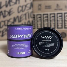 Lush sleepy dusting powder  body lotion bundle  brand new 