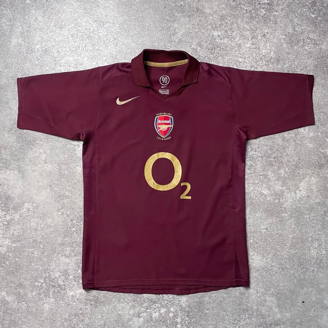 アーセナル 05/06 #14 アンリ ユニフォーム ハイバリー最終戦 Henry #14 Arsenal 05-06 Home Jersey Nike Last Highbury Size 160