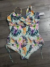 Fantasie Women's Paradiso Underwire Twist Front Adjustable Leg Swimsuit US 42DDD