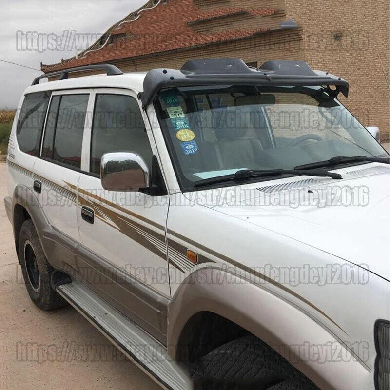 For Toyota Land Cruiser Prado LC90 FJ95 3400 1996-2002 Front Spoiler Sun Visor - Image 4 of 4