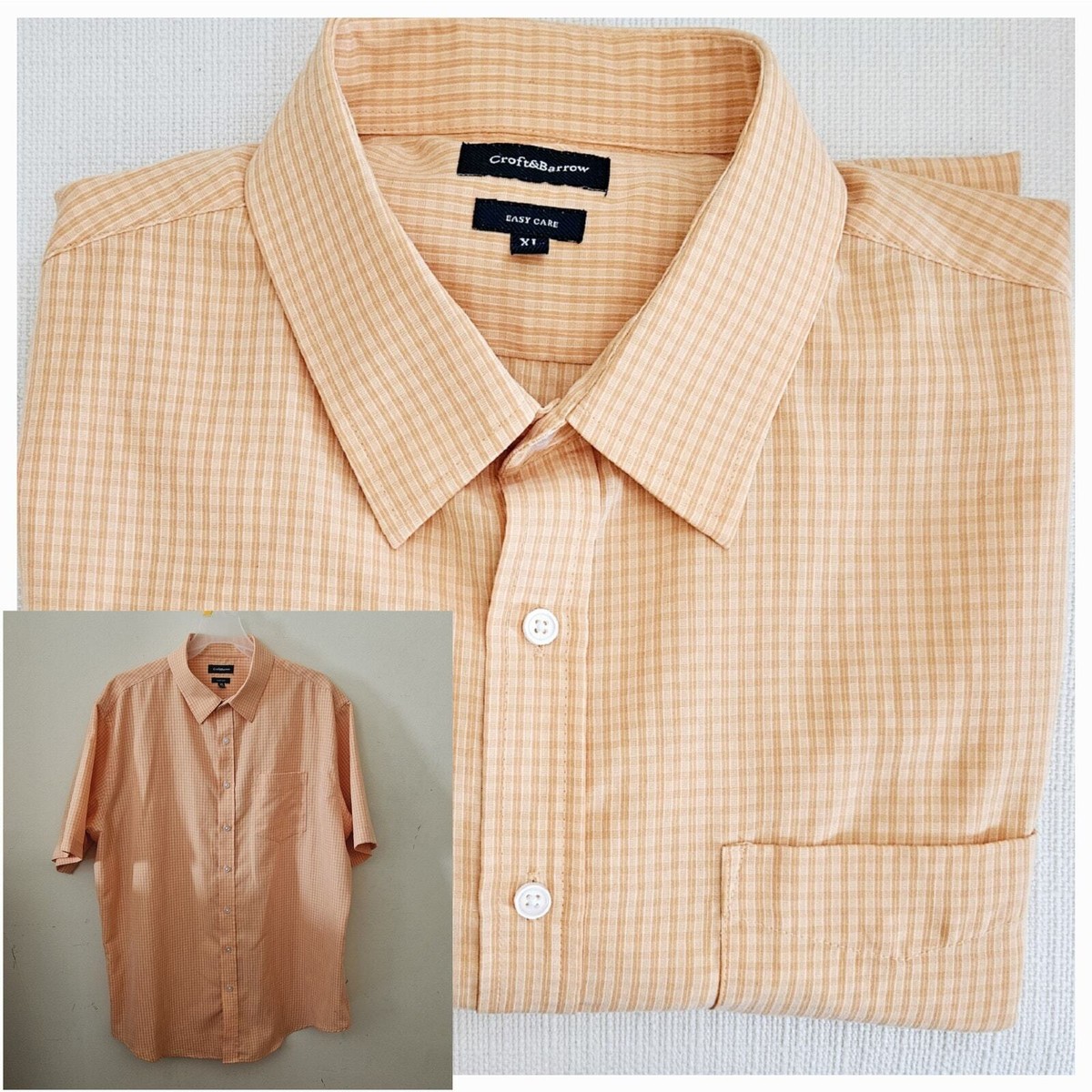 croft and barrow mens short sleeve dress shirts Men's Croft & Barrow Quick-Dry Classic-Fit Button-Down Shirt