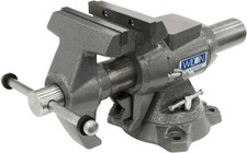 Multi-Purpose Bench Vise, 5-1/2" Jaw Width, 5" Max Jaw Opening, 2-3/4" Throat (M
