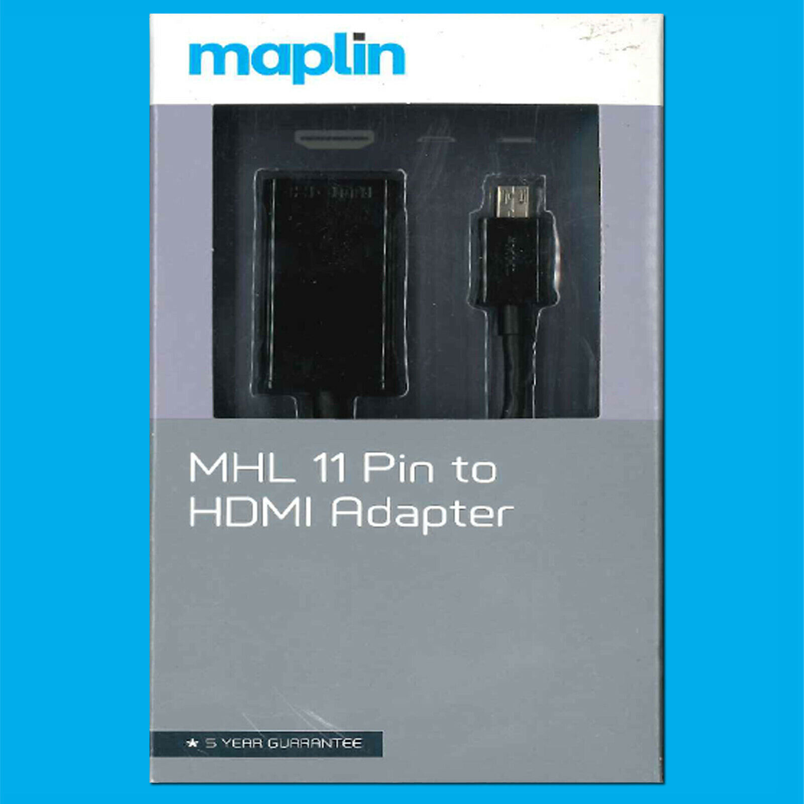 MHL 11 Pin MicroUSB to HDMI Adapter Maplin