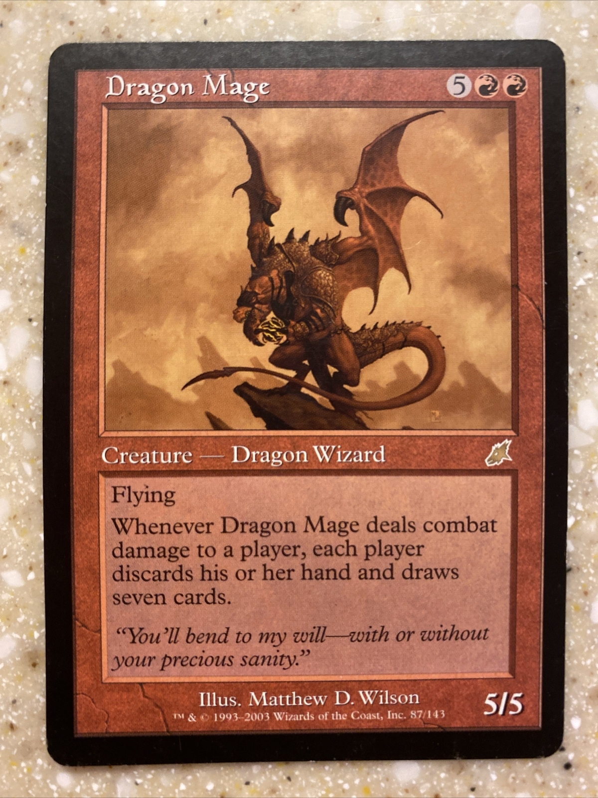 Dragon Mage - Scourge  NM - Magic The Gathering MTG - WOTC