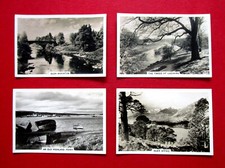 SENIOR SERVICE  4  PHOTO  1939 CIGARETTE CARDS  BEAUTIFUL SCOTLAND  26-27-28-29