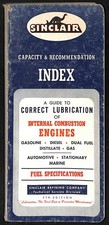 Sinclair Refining Lubrication of Several Types of Engines 1954 Booklet 140pp