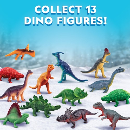 Blue Marble NATIONAL GEOGRAPHIC Dinosaur Advent Calendar DAMAGED BOX - Picture 4 of 8