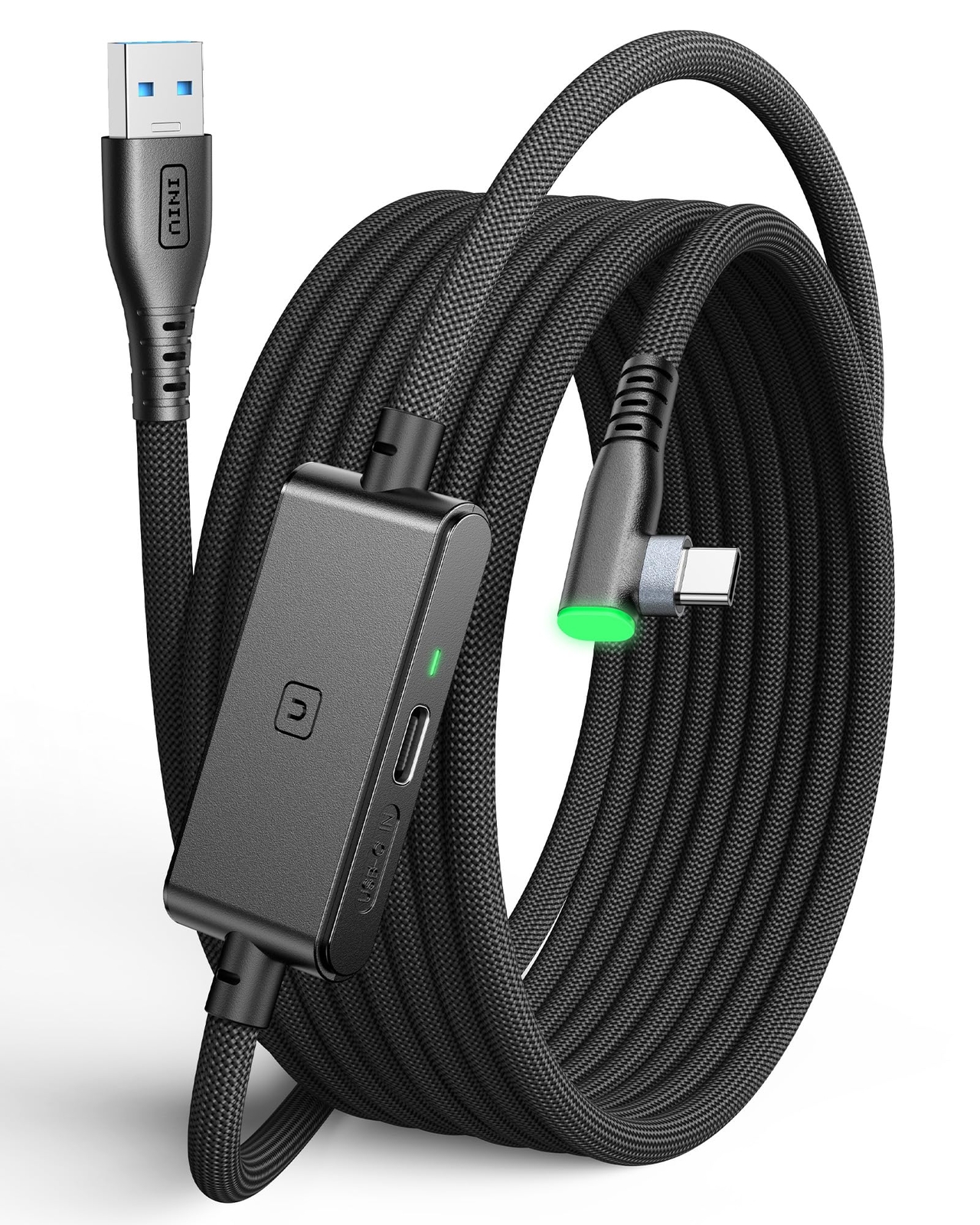 INIU 16ft Charging Link Cable for Meta Quest 3 2 Pro Pico 4 VR Headset