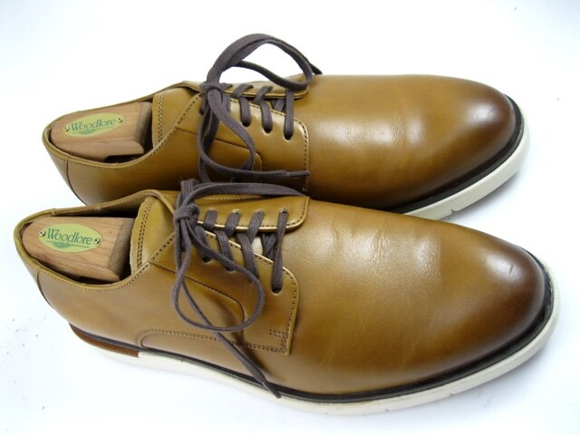 SAOLA Allen Edmonds "CARSON" HYBRID Uomo LACCIO Derby 10 D Noce (523N)