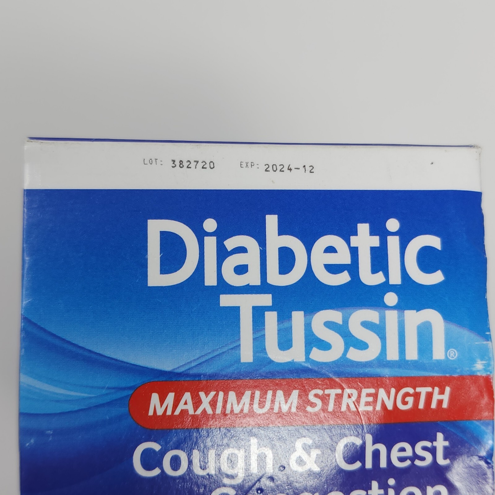 DIABETIC TUSSIN DM Cough Suppressant/Expectorant Maximum Strength 8 oz