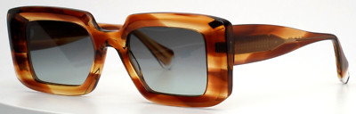 GIGI STUDIOS Ash 6547/9 Brown Horn Womens Gradient Sunglasses 48-20-145 B:35