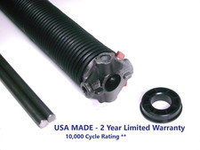Garage Door Torsion Spring SINGLE LW .200 x 2" ID x Select Length - USA MADE