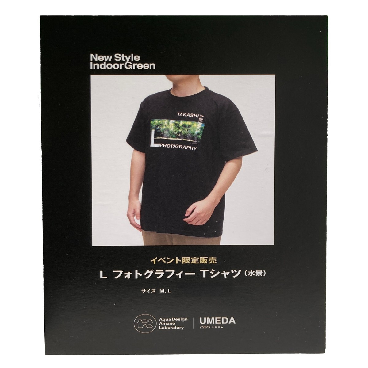 ADA Takashi Amano Photography Limited T-shirt Suikei Black Color