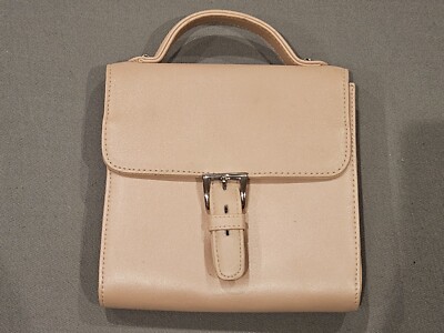 ENZO ANGIOLINI SMALL PINK LEATHER HANDBAG CLUTCH - !!!LIGHTLY USED!!!