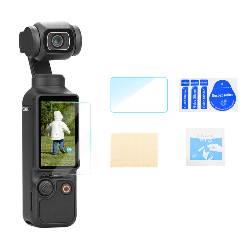 Pellicola In Vetro Temperato 9H Per DJI OSMO POCKET 3 - Protezione Per Schermo E Obiettivo Applicatore Per Telaio Di Montaggio 90712239